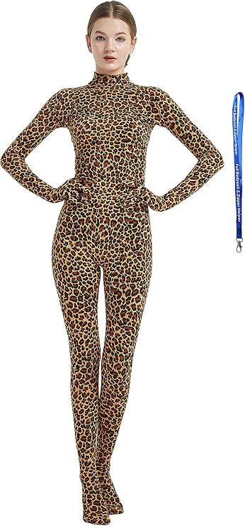 Full Bodysuit Womens Costume Without Hood Spandex Zentai Unitard Body Suit