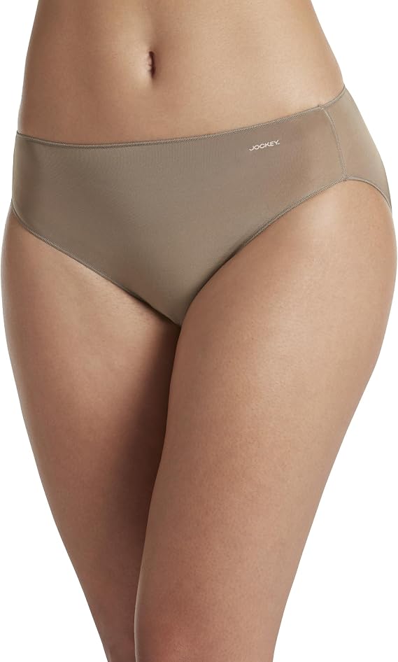 Jockey Women's Underwear Invisible Tactel Bikini Pants