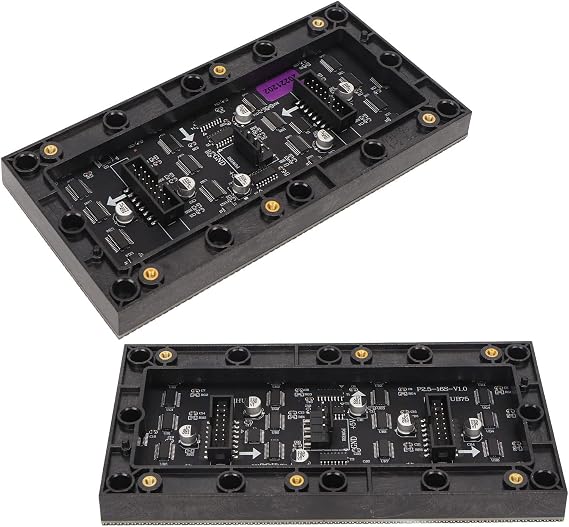 RGB LED Matrix Panel, Dimmable 64X32 Resolution, 2048 RGB Full Color Panels, 2.5mm Pitch, Suitable for DIY Desktop Display or Wall Mount Display