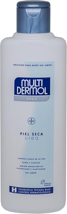 Multidermol Gel Urea - Soap Free Bath and Shower Emulsion, Suitable for Dry Skin - 750 ml