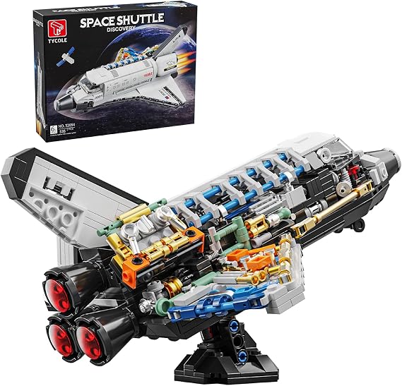 TYCOLE Space Shuttle Building Set 536PCS for Boys & Girls