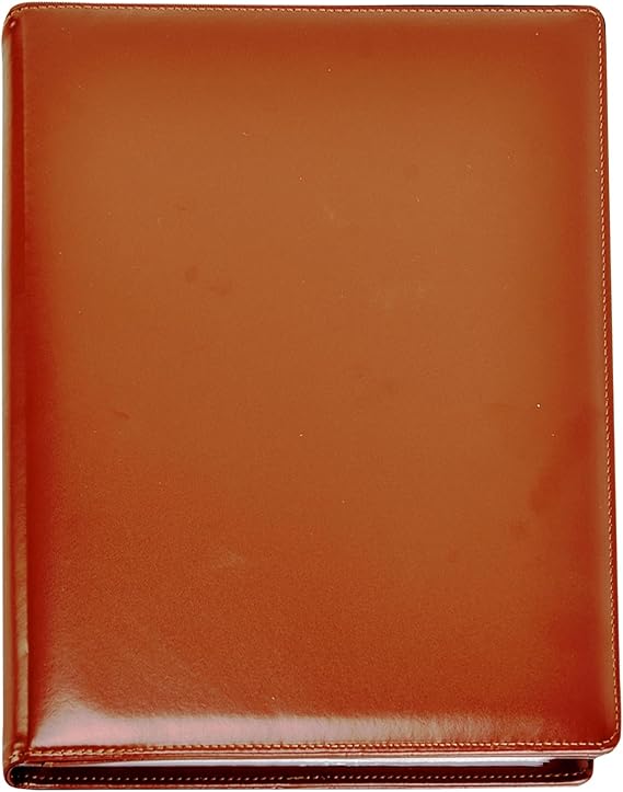 Arpan A4 Professional Display Book Folder for Presentations, CVS, Artwork & Interviews – Leather Portfolio Presentation Folder with 48 Pockets (96 Views) – A4 Pocket Display Book (Brown)