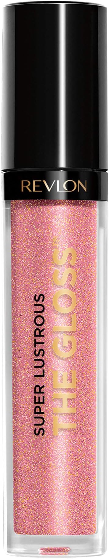 Revlon Super Lustrous Lip Gloss, High Impact Lipcolor with Moisturizing Creamy Formula, Infused with Agave, Moringa Oil, Cupuacu Butter, Rose Quartz (301)