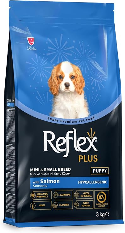 REFLEX PLUS Somonlu Mini ve Küçük Irk Yavru Köpek Maması 3 KG
