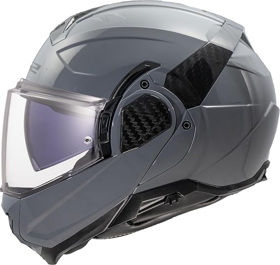 FF910 Advant II Solid Nardo Grey Überklapp-Motorradhelm ECE 22.06 mit Sonnenblende und Pinlock