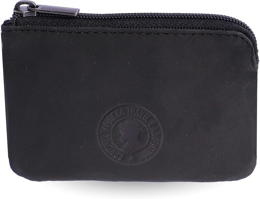 Coronel Tapioca - Carteras para Hombre de Piel - Cartera con Monedero - Monedero Casual - Tarjetero Hombre Gran Capacidad Cierre de Cremallera