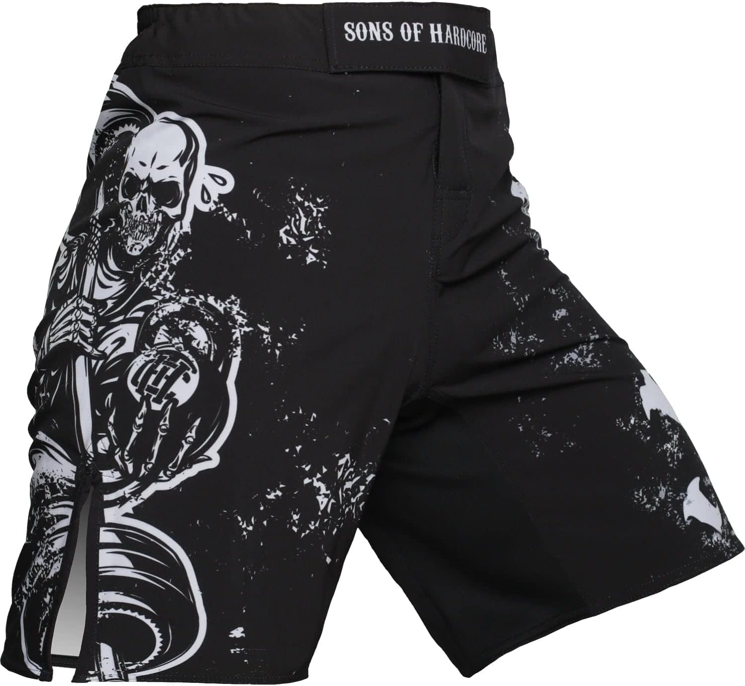 Hardcore Training Fight Shorts Men's Boxing MMA Combat BJJ Grappling Fitness Muay Thai Kickboxing No Gi UK Alpha Regular