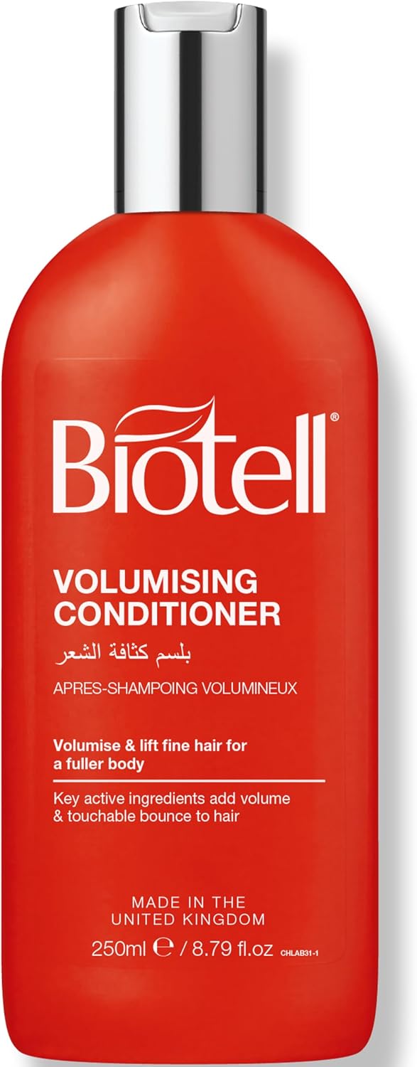 Volumising Conditioner for Fine, Limp Hair, 250ml – Lightweight Formula with Wheat Protein Copolymer for Added Body & Root Lift, Anti-Static & Frizz Control for Smooth, Fuller-Looking Hair