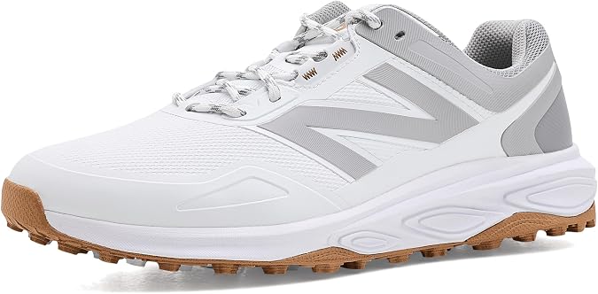 New Balance Men's Golf Shoe, White, 8.5 X-Wide
