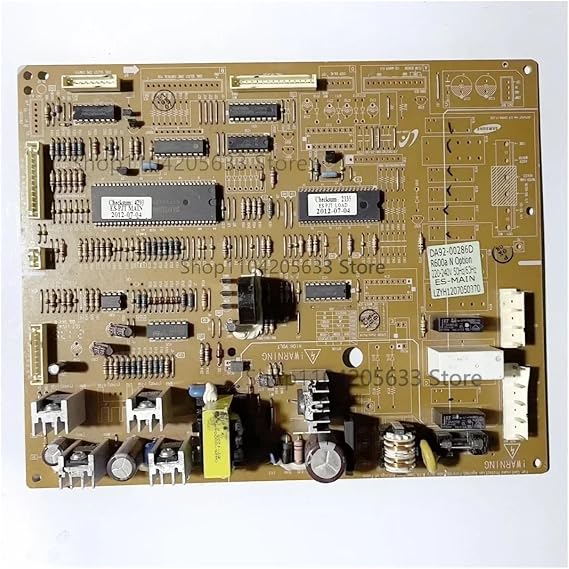 Refrigerator Motherboard, Compatible with Samsung, DA92-00286D DA92-00286N PBA-SMPS, Backplane