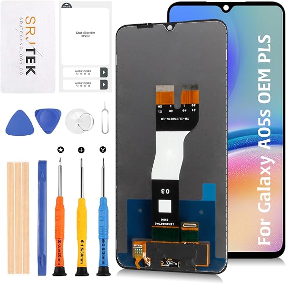 SRJTEK for Samsung Galaxy A05S 6.7" LCD Panel Screen Replacement "Original OEM" LCD Screen Display Repair Parts SM-A057F, SM-A057F/DS