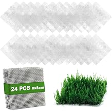 LINLAN 24 Pieces 3.1X3.1in (8X8cm) Aquarium Moss Mesh, 304 Stainless Steel Aquatic Moss Wall for Fixing and Propagating Aquatic Mosses, DIY Aquarium Filtration, and Aquascaping