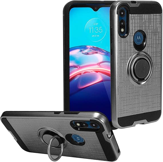 モトローラ Moto E 2020 XT2052用 携帯電話ケース リングスタンド付き