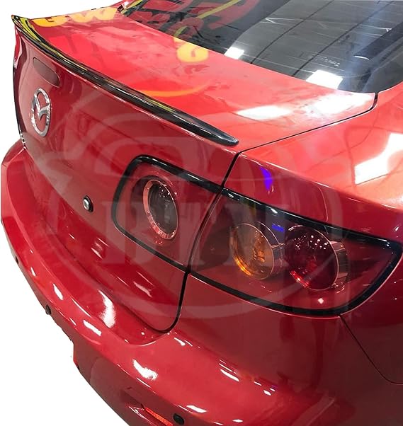 BTM OTOMOTİV (433) BAGAJ ÜSTÜ SPOİLER PİANO BLACK MAZDA 3 ile uyumlu