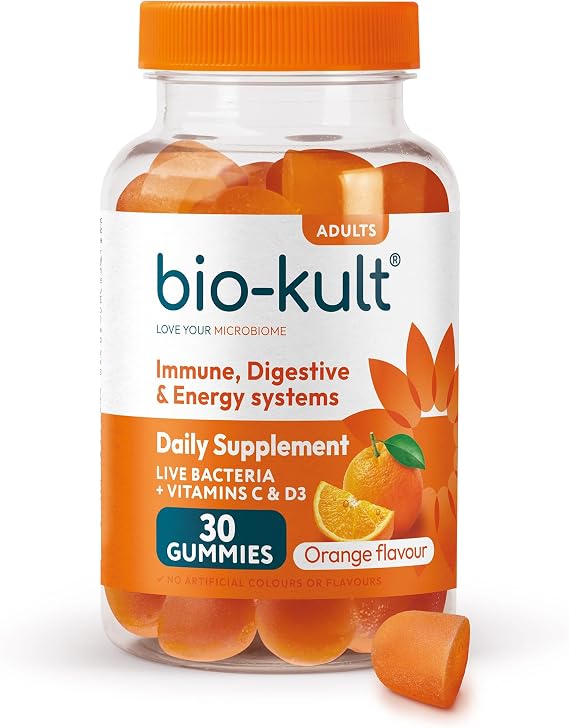 Bio-Kult Adult Gut Health Gummies, Multivitamins, Orange, 30 Gummies