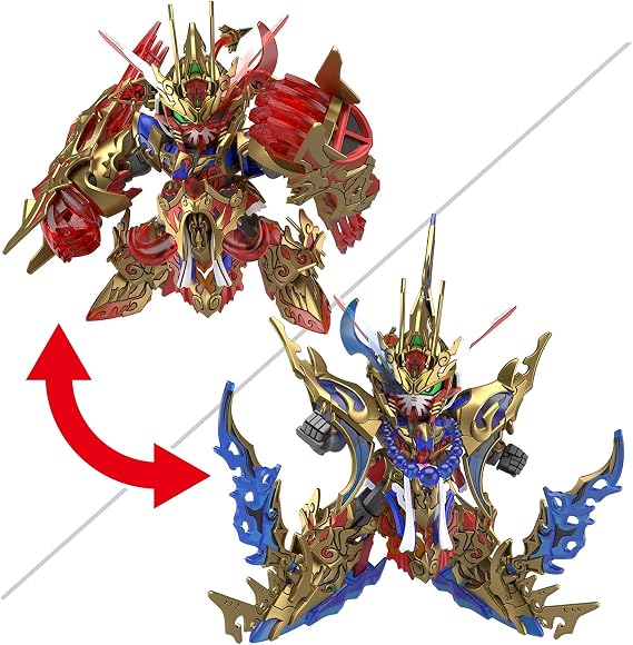 Bandai Spirits SDW Heroes Goku Impulse Gundam DX Set, Color Coded Plastic Model