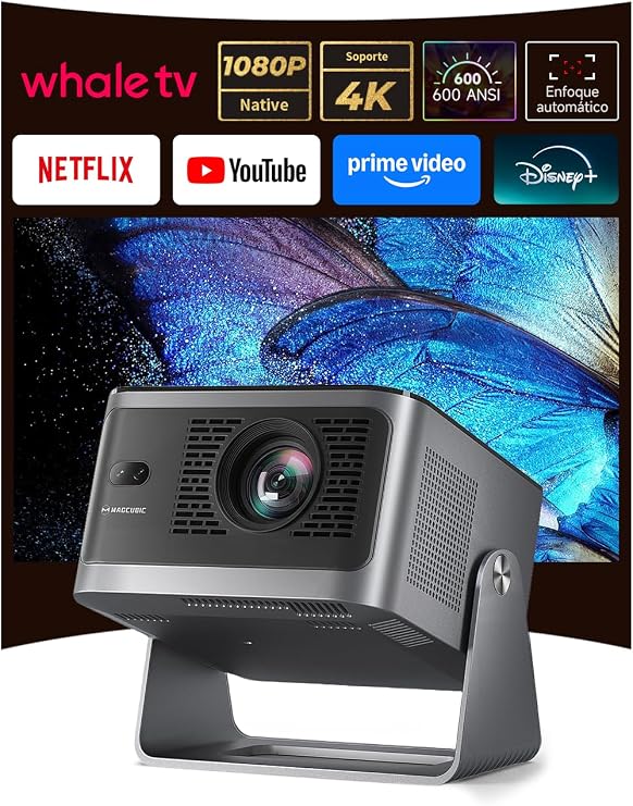 Magcubic Projector 4k Native Support 1080P 【Compatible with Netflix】