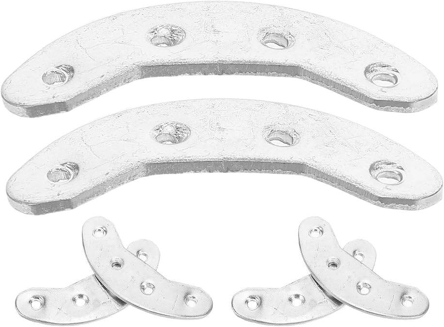 6pcs Metal Heel Taps for Shoes - Heavy Duty Heel Plates/Tips/Savers - Sole Repair Kit - Shoe Protectors to Prevent Wear for Boots - Easy Application