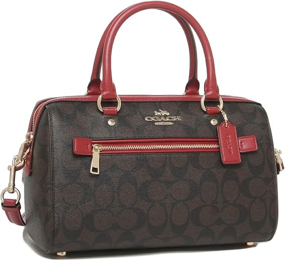 Coach F83607 Shoulder Bag, Signature Rowan Satchel, Women’s, Outlet, Designer
