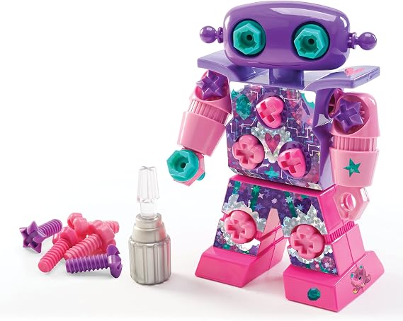 Learning Resources Design and Drill Sparklebot, Kids Drill Set, STEM Toys, Gift for Kids, Ages 3+
