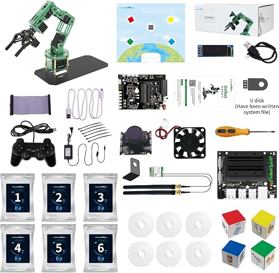 Yahboom 6DOF Robotic Arm for Raspberry Pi 5 ROS23D AI Vision Camera