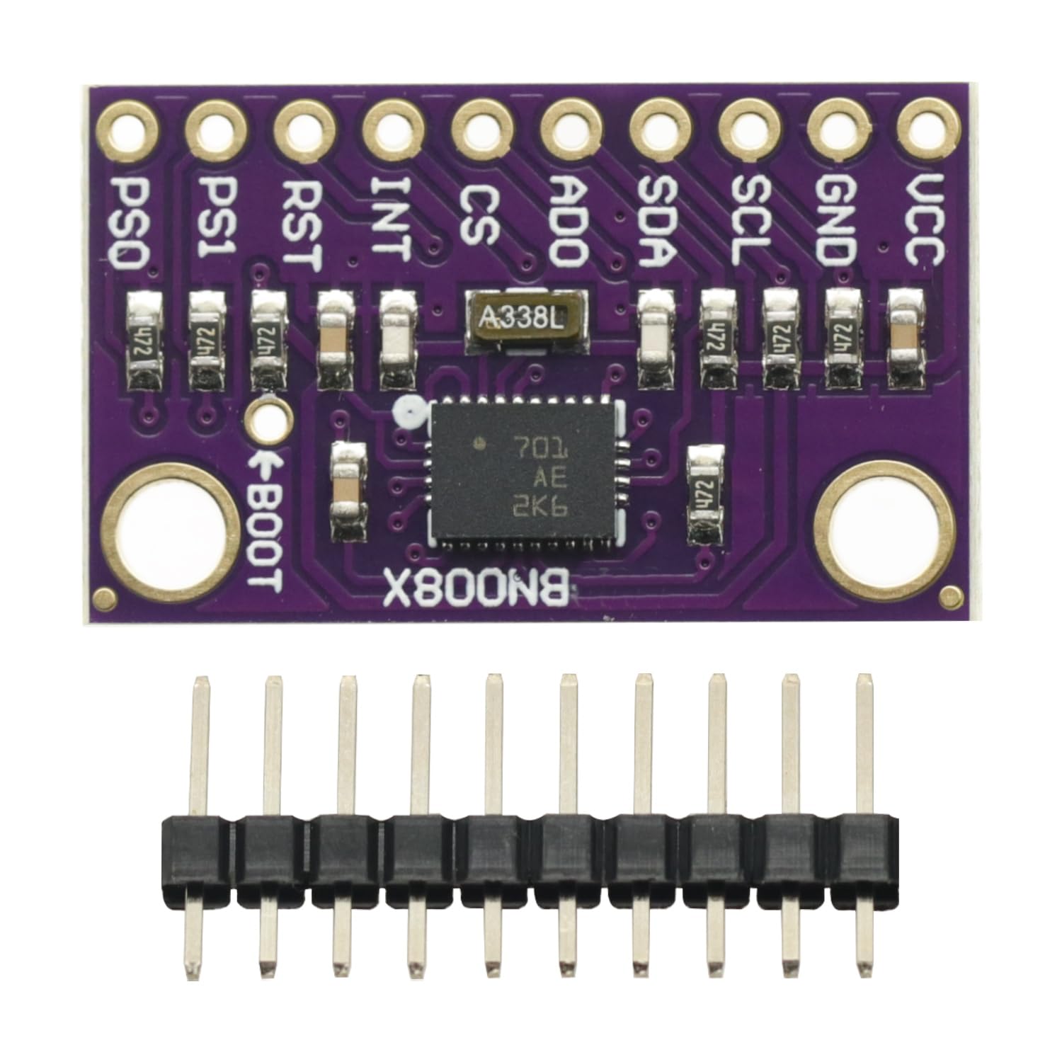 BNO085 IMU High Precision 9DOF Sensor Module IMU Sensor I2C SPI UART Interface Replace BNO055 BNO080