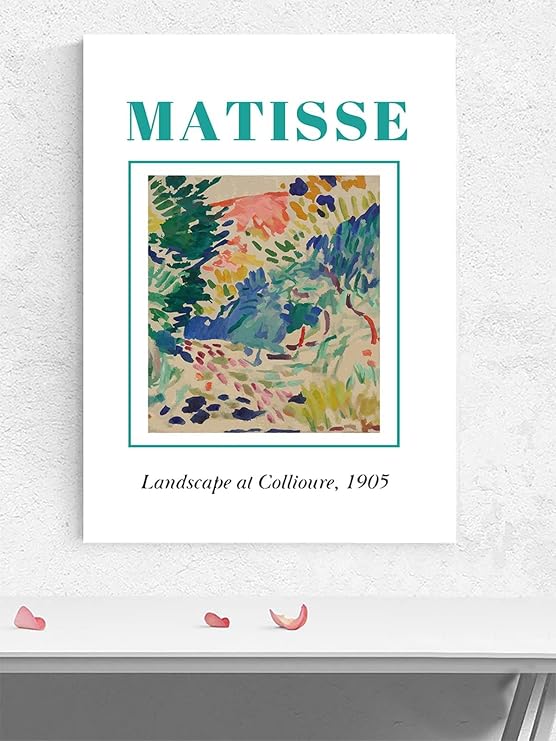 Postermanya Matisse Landscape at Collioure Manzarası Sanatsal Poster - Afiş - Dekoratif Duvar Poster