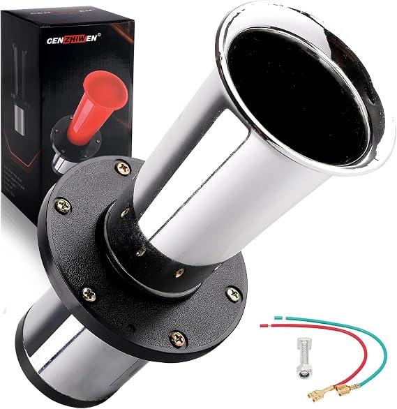12V 110 dB Ahooga/OOGA Air Horn for Hot Rod, Model T, Golf Cart