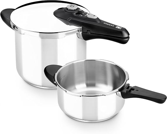 BRA Vitesse | Set of 2 pressure cookers 4 and 7 liters