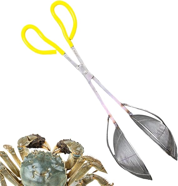 Fish Grabber Tool Heavy Duty Anti-Slip Double Strainer