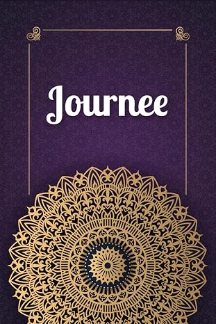 Journee: Personalized notebook with name Journee | Birthday gift for women, girl, daughter, mom, sister, ... | Cover: mandala | 110 lined pages journal, small size 6x9 inches
