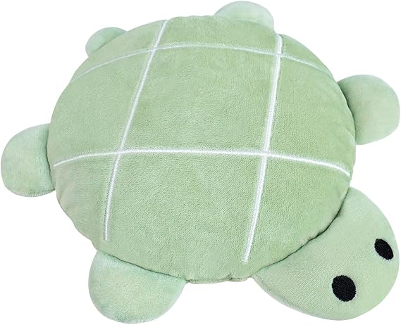 Turtle Microwavable Cute Heating Pad for Period Cramp Relief Menstruation Gifts for Women, Girlfriend - Cozy Turtle Plush Heated Stuffed Animal (Green)-10”