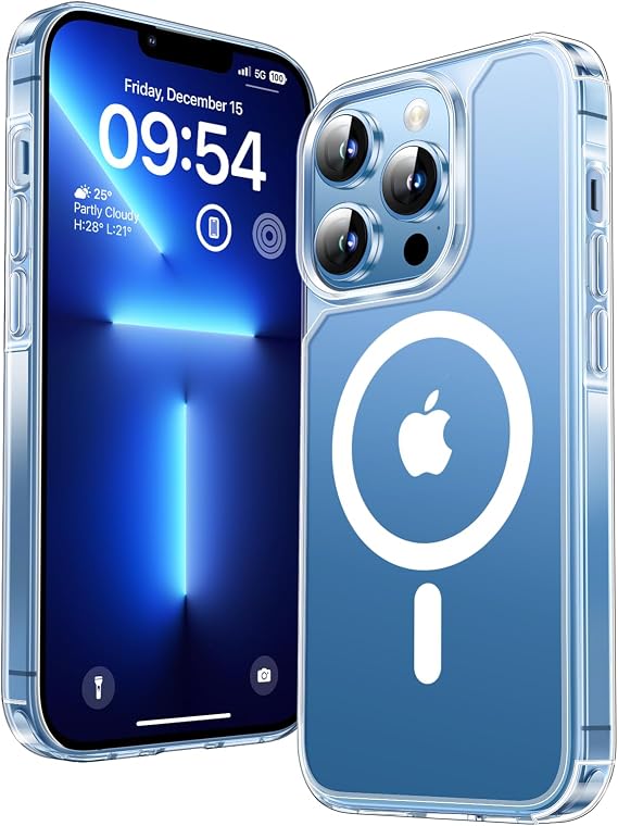 TAURI for iPhone 13 Pro Max Case Compatible with MagSafe, Clear