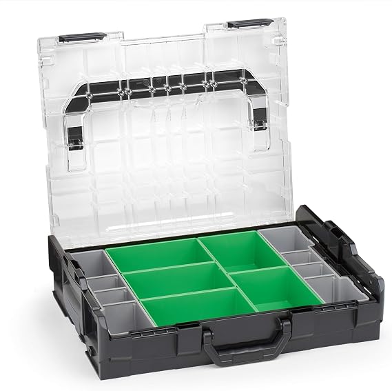 Bosch Sortimo L-Boxx 102 Black Transparent Fitted