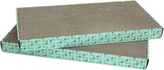 Kitty City XL Wide Corrugate Cat Scratchers 2 Pieces, Cat Scratching, Cat Scratch Pad