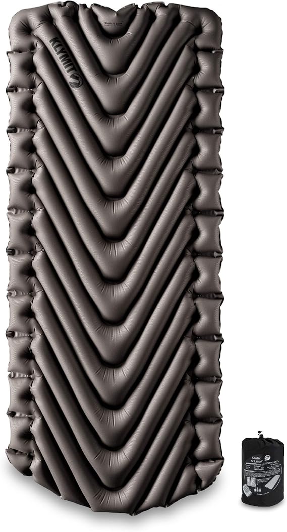 Klymit Static V Luxe Sleeping Pad, Extra Wide up to 30 inches
