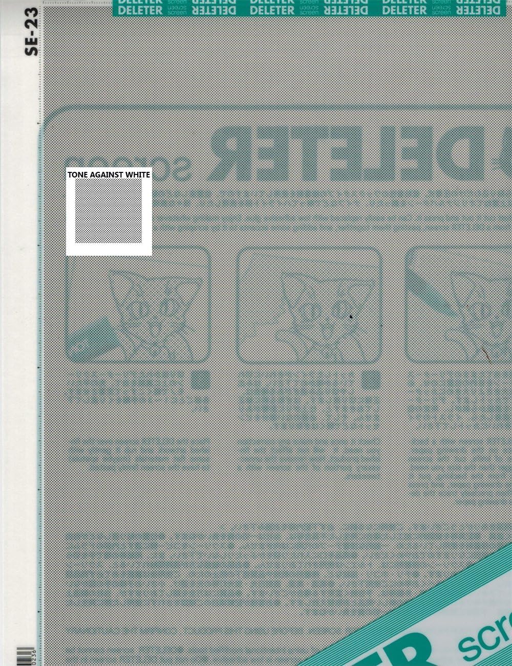 Deleter Screen Tone JR-102 [Dot Pattern 32.5L30%][Sheet Size 182 x 253 mm 7.16"x 9.96"] for Comic Manga Illustration