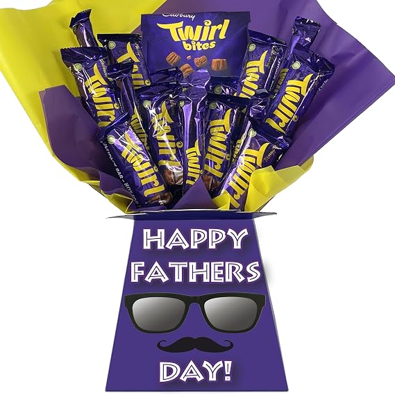 Fathers Day chocolate bouquet hamper gift box (Compatible with TWIRL)