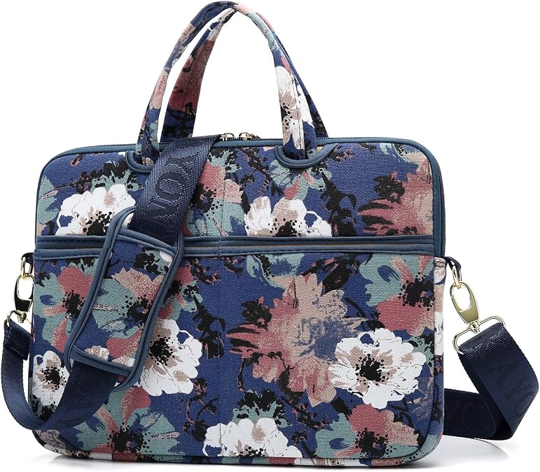 kayond Watercolor orchid computer laptop shoulder bags for 13-15 Inch