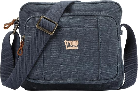 Troop London TRP0235 Classic Canvas Across Body Bag