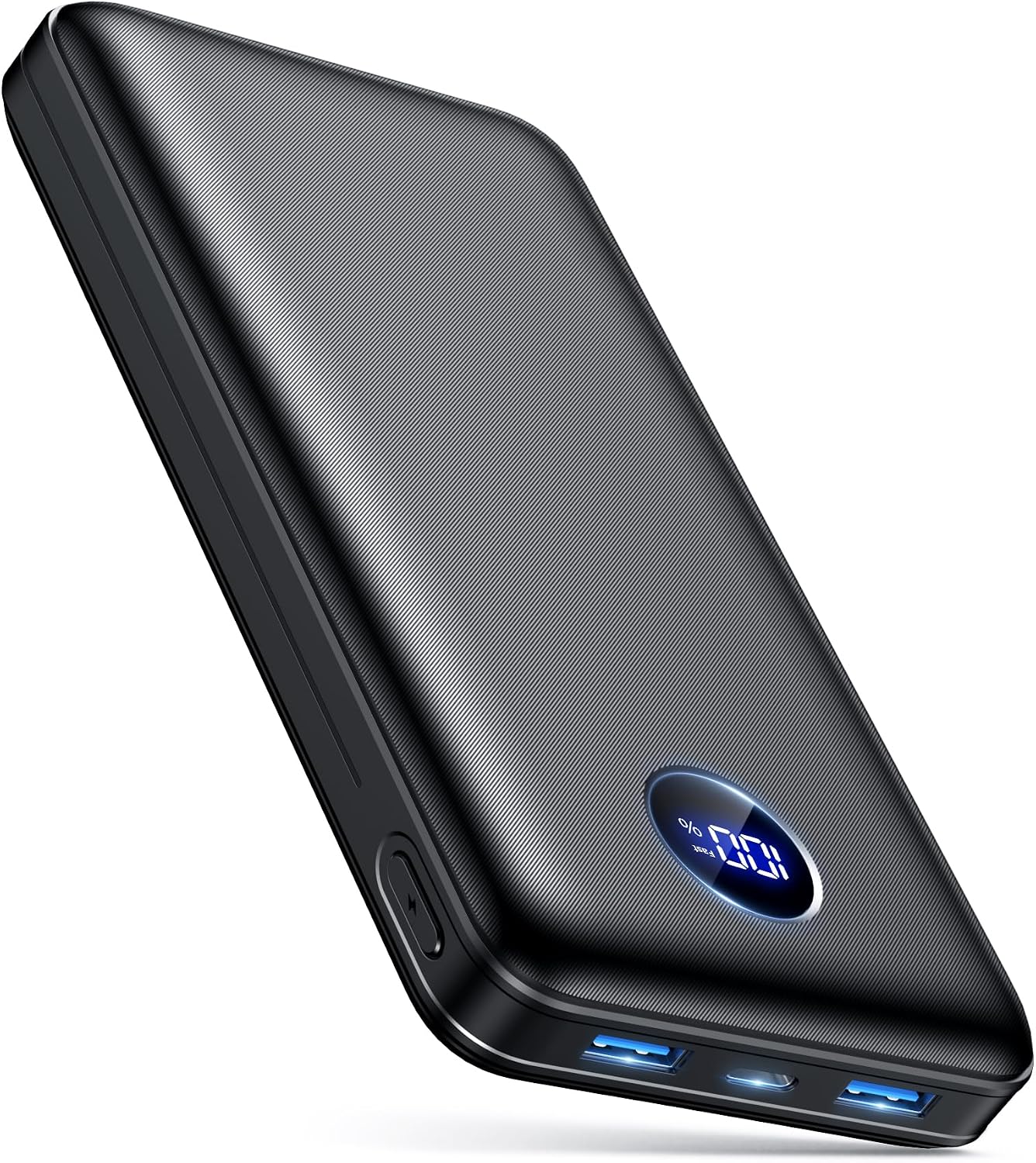 Power Bank, Large Capacity 40,000 mAh Large Capacity ・ Thickness 2.84 cmIAPOS Power Bank, Fast Charging 22.5W20W Compatible 3 Devices Can Be Charged Simultaneously Maximum Output 4.5A LED Battery