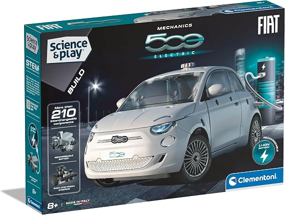 Clementoni Mekanik Laboratuvarı Fiat 500E Elektirikli Araba 75085