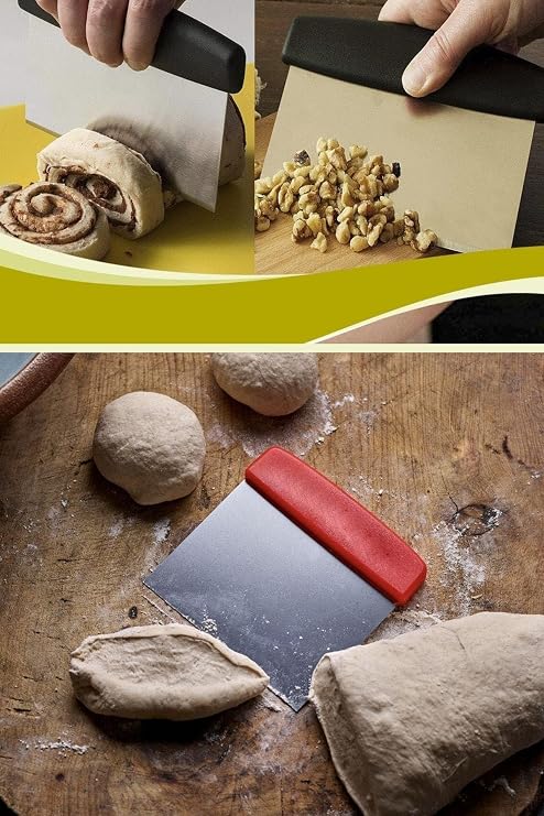 Çelik Spatula Hamur Kesici Pasta Kurabiye Hamuru Kesme Pasta Sıvama Malası