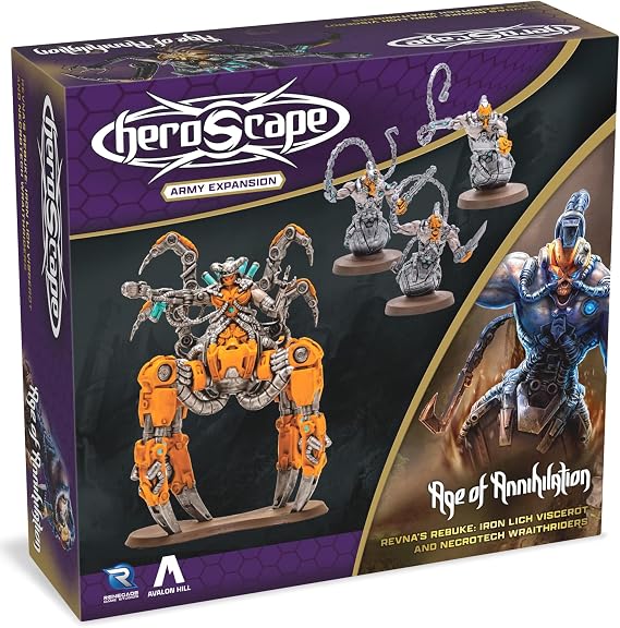 Renegade Game Studios Heroscape: Revna's Rebuke – Kyrie Warriors Army Expansion, Strategic Miniatures Game, 2 Players, 60–120 Minutes, Ages 14+