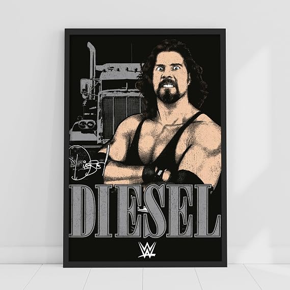 WWE Print - Diesel Sketch Poster Wrestling Wall Art (21cm x 29.7cm - A4)