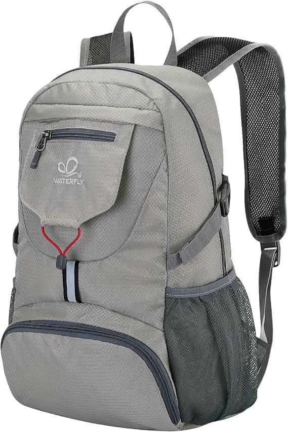 Waterfly Ultra Lightweight Foldable Backpack: 20L Packable Rucksack