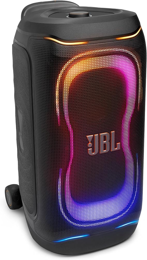 JBL PartyBox JBLPB130BLKJN Bluetooth Speaker, Wireless 200W Output / IPX4 / Microphone Input / Guitar Input / AI Microphone Compatible, App Compatible, Black