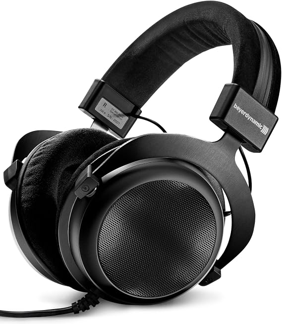 beyerdynamic DT 880 Premium Semi-Open Over Ear HiFi Stereo Headphones (250 Ohm Premium, Black (Limited Edition))