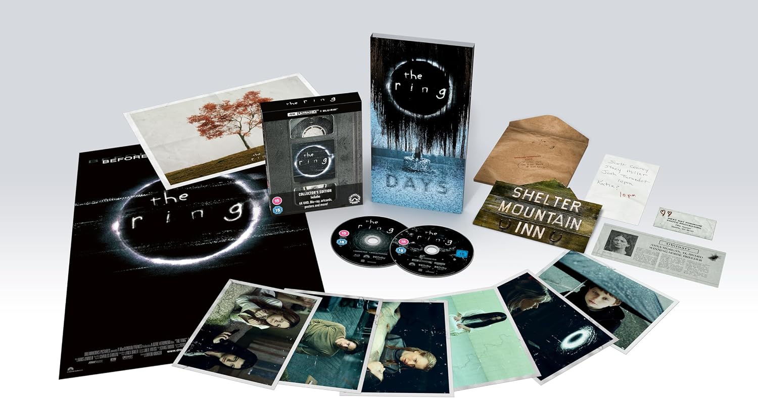 The Ring 4K UHD Collector's Edition includes Steelbook [Blu-ray] [Region A & B & C]