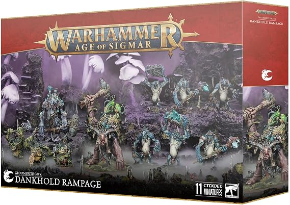 Games Workshop - Warhammer Age of Sigmar - Gloomspite Gitz: Battleforce - Dankhold Rampage, Green and Black